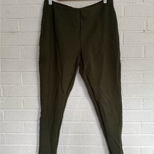 Banana Republic Olive Green Tailored Leggings